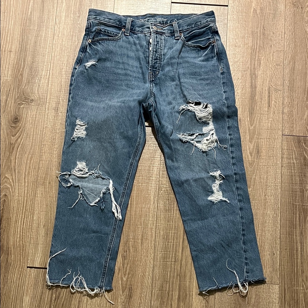 Old Navy size 10R Distressed Blue Jeans